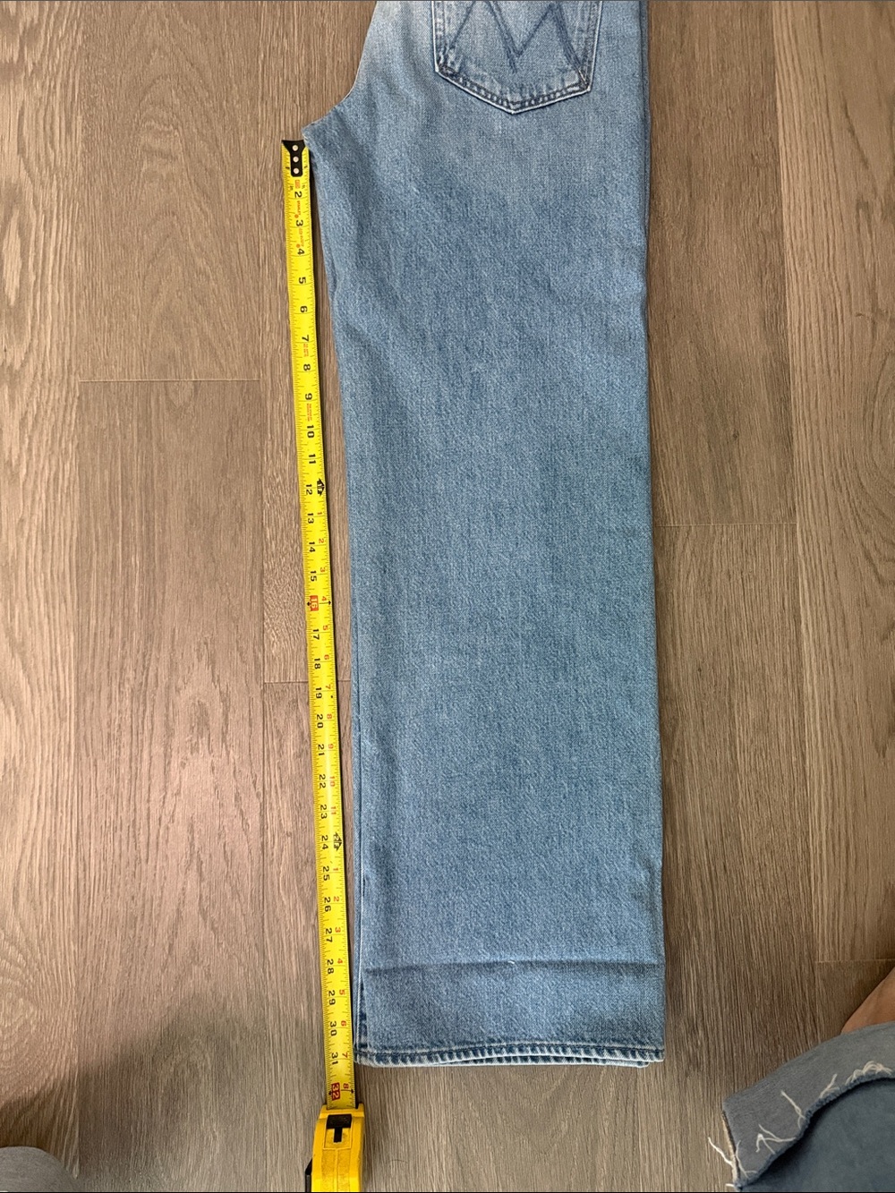 MOTHER Women's Light Wash Straight Jeans - Picture 9 of 9
